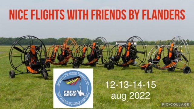 Nice flights with friends  BY FLANDERS PARAMOTOR